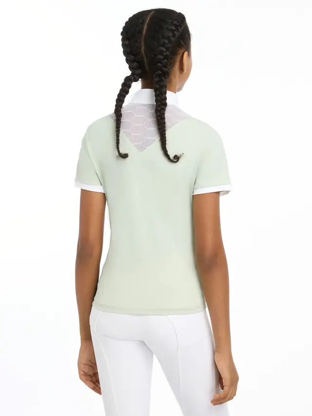 LeMieux Young Rider Eva Short Sleeve Show Shirt Pistachio 13/14 years