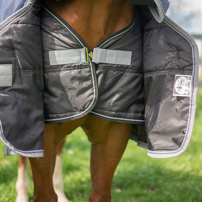 Canadian Horsewear Magnum Diablo 0g Rainsheet - Liner Compatible - Size 81" - Black