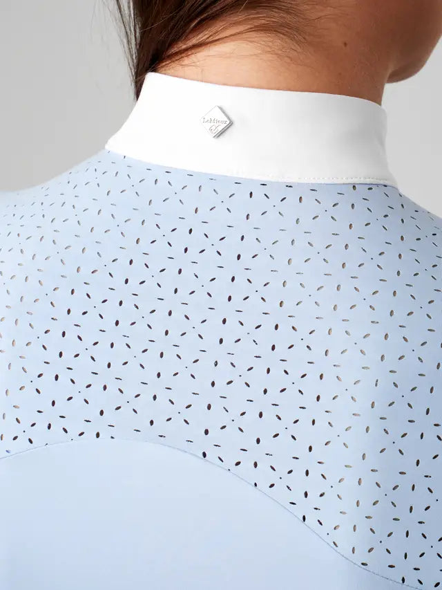 LeMieux Olivia Long Sleeve Show Shirt Mist UK12