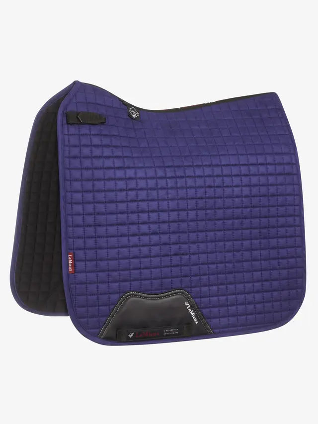 LeMieux Suede Dressage Square Ink Blue - Large *SALE* reg 94.95