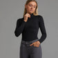 Premier Equine UK Ombretta Ladies Technical Riding Top - Black/UK 16