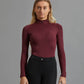 Premier Equine UK Ombretta Ladies Technical Riding Top - Wine/UK 14
