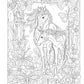 Creative Haven Dream Horses Colouring Book
