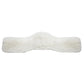 Total Saddle Fit English Girth Cover -White Wool Fleece - Jump Large 50"-54"