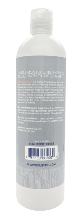 EquiFUSE Citra Sulfate Free + Moisturizing Shampoo - 16oz