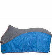 BR Clearance - BR Summer Cooler Rug Passion Tricot Mesh - Grey/Blue 77"/195cm