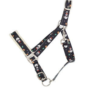 New - QHP Christmas Halter - Snowman - Cob