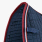 Premier Equine UK Saddle Pad Close Contact Euro Cotton Dressage Full Navy