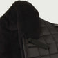 Premier Equine UK Atlantis Close Contact Satin Wool Dressage Square Black/Black Wool/Full