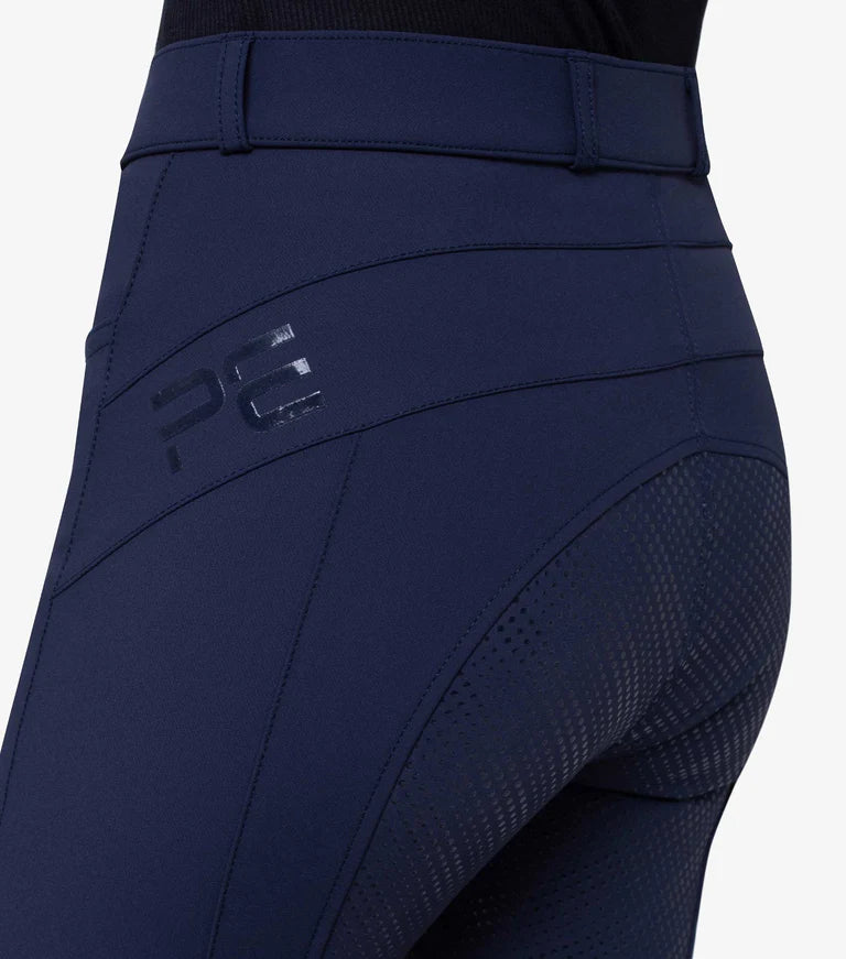 Premier Equine UK Torrent Ladies Full Seat Gel Riding Breeches Navy 30”