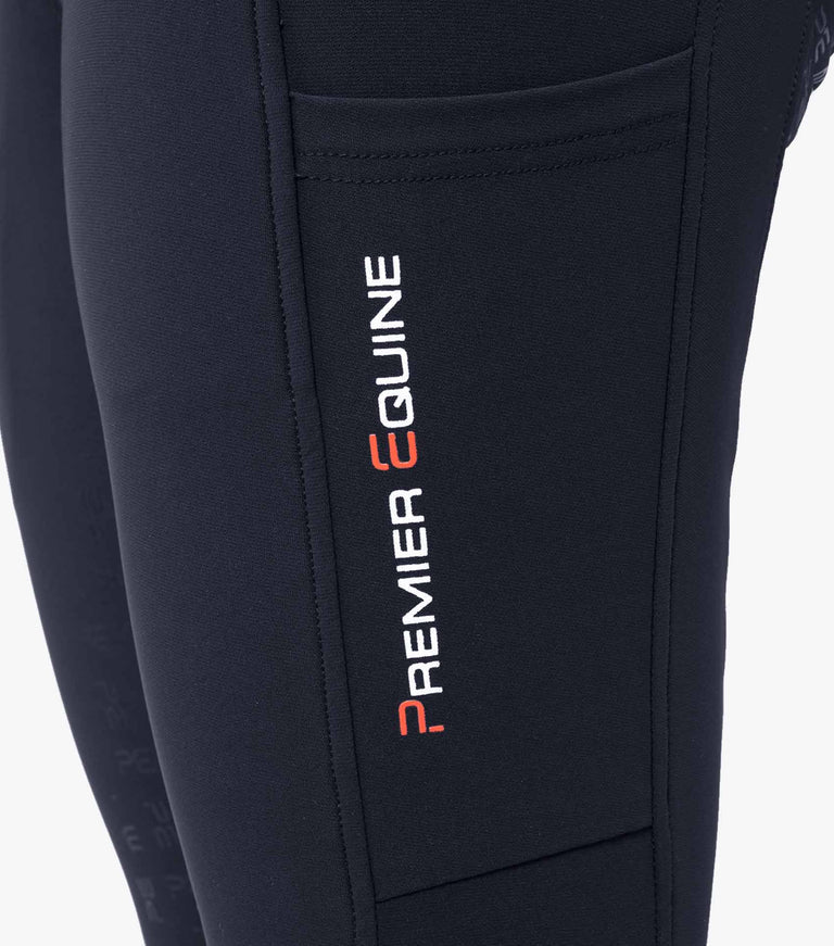 Premier Equine UK Coco II Ladies Gel Full Seat Riding Breeches Navy 32”
