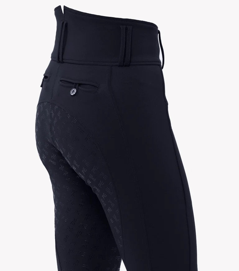 Premier Equine UK Coco II Ladies Gel Full Seat Riding Breeches Navy 32”