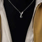 Designs by Loriece - Folded Horseshoe Nail Necklace
