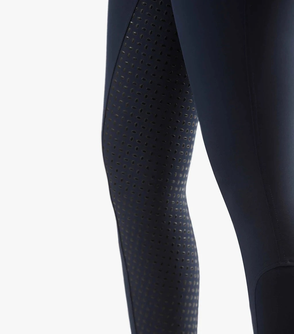 Premier Equine UK Milliania Ladies Full Seat Gel Riding Breeches Navy 30”