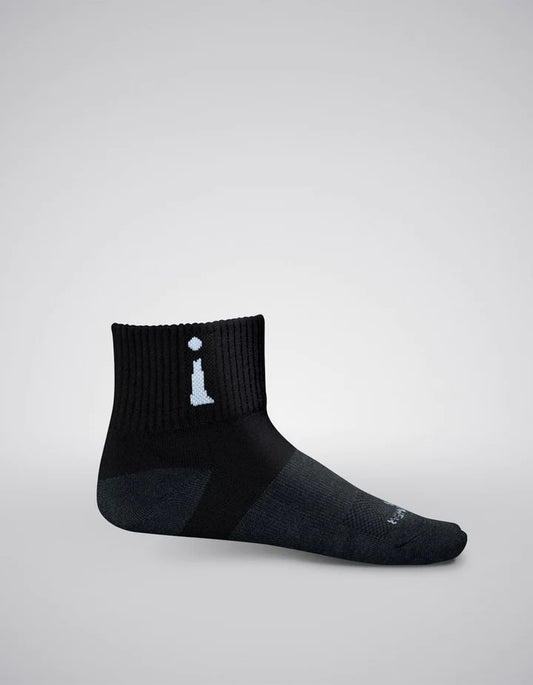 Incrediwear Active Socks - Quarter Cut - Black